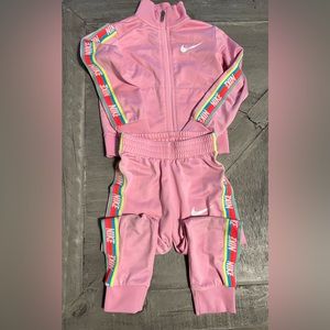 Nike® Toddler Girls Long Sleeve Jacket and Pants Track Suit Set
